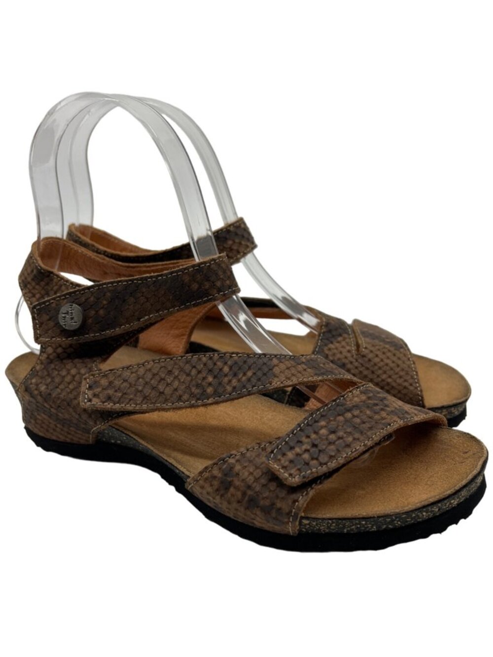 Think! strappy Reptile print Sandel Size US.5